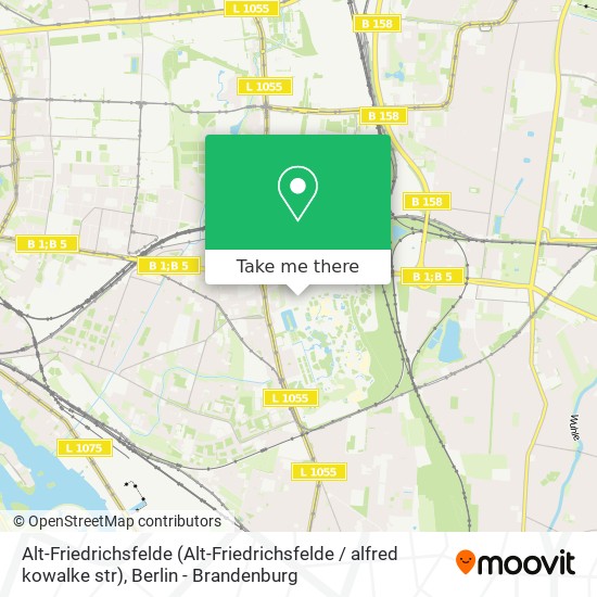 Alt-Friedrichsfelde (Alt-Friedrichsfelde / alfred kowalke str) map