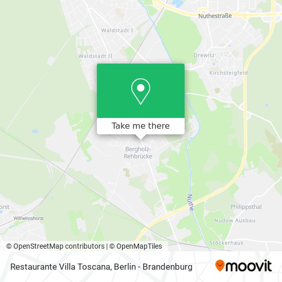 Карта Restaurante Villa Toscana