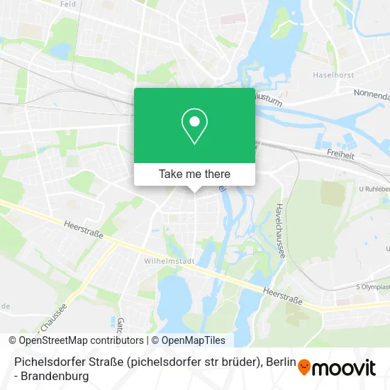 Карта Pichelsdorfer Straße (pichelsdorfer str brüder)