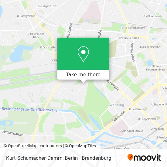 Kurt-Schumacher-Damm map