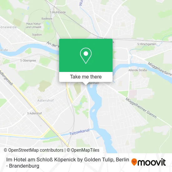 Карта Im Hotel am Schloß Köpenick by Golden Tulip