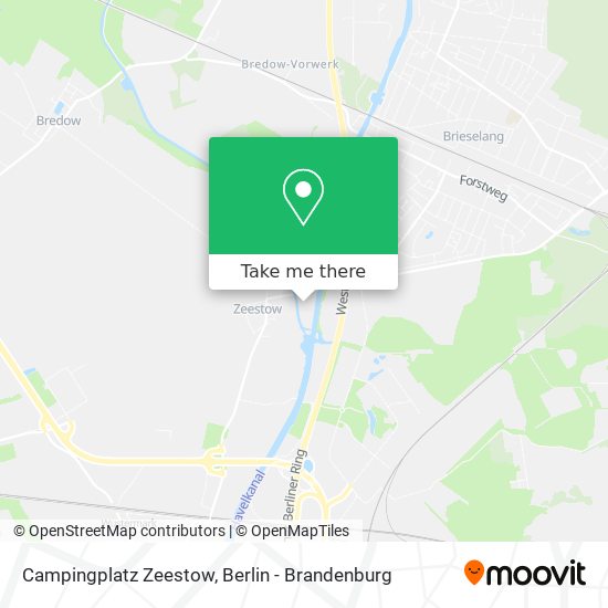 Campingplatz Zeestow map