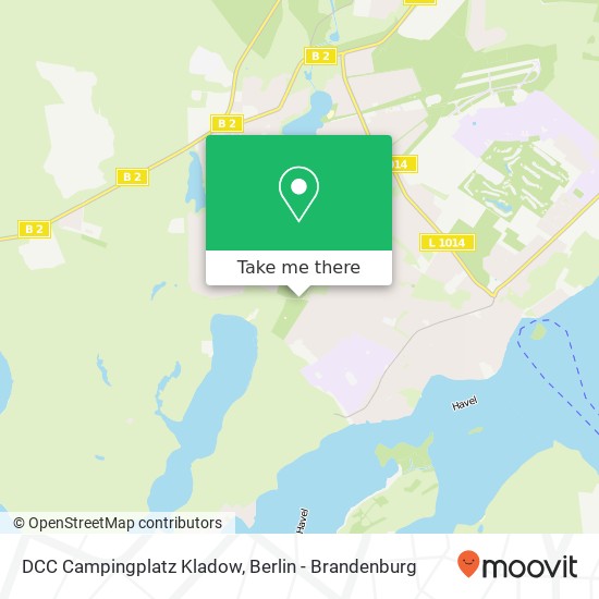 Карта DCC Campingplatz Kladow