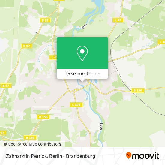 Zahnärztin Petrick map