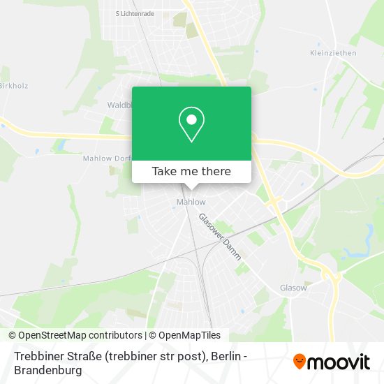 Карта Trebbiner Straße (trebbiner str post)