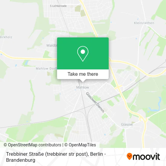 Карта Trebbiner Straße (trebbiner str post)