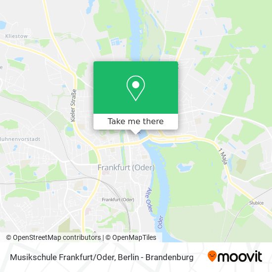 Карта Musikschule Frankfurt/Oder