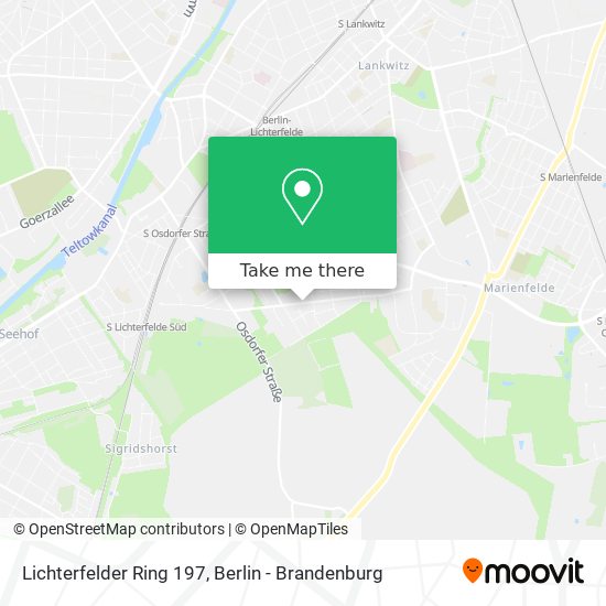 Lichterfelder Ring 197 map