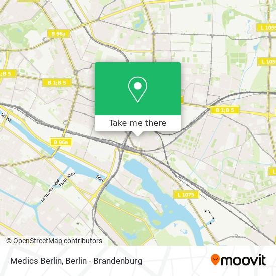 Medics Berlin map