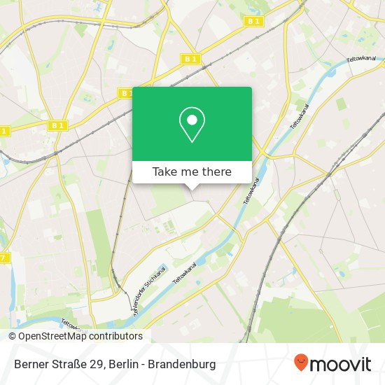 Berner Straße 29, Lichterfelde, 12205 Berlin map