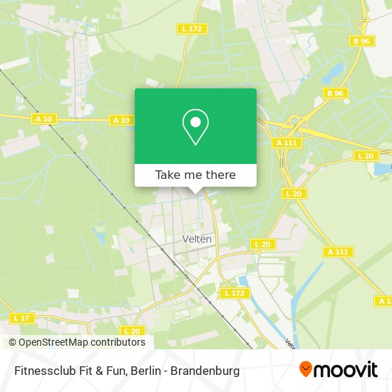 Fitnessclub Fit & Fun map