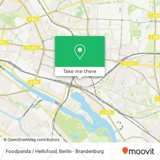 Foodpanda / Hellofood, Schreiberhauer Straße map