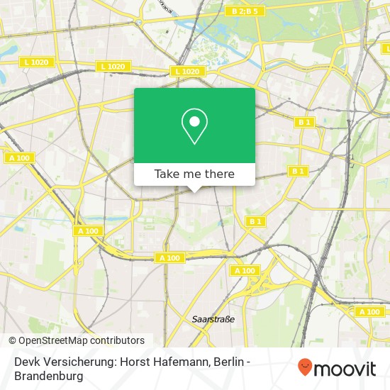 Devk Versicherung: Horst Hafemann, Babelsberger Straße 50 map
