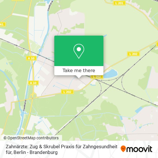 Zahnärzte: Zug & Skrubel Praxis für Zahngesundheit für map