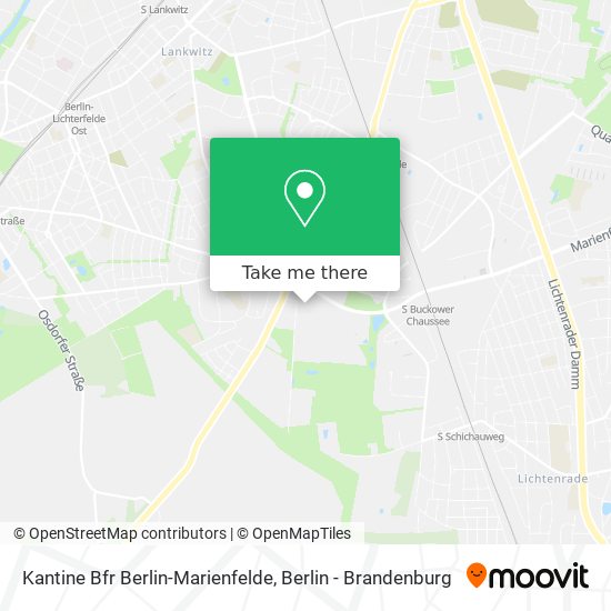 Карта Kantine Bfr Berlin-Marienfelde