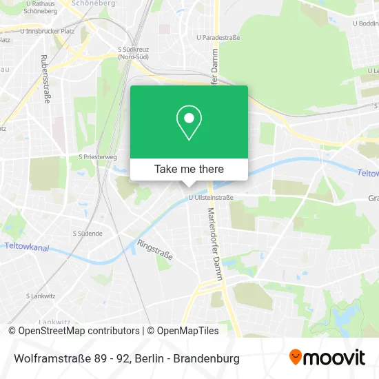 Wolframstraße 89 - 92 map