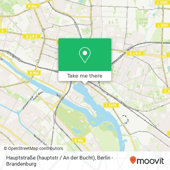 Hauptstraße (hauptstr / An der Bucht), Rummelsburg, 10317 Berlin map