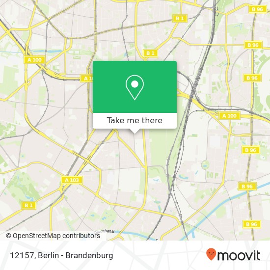 12157, 12157 Berlin, Deutschland map