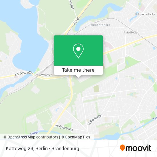 Katteweg 23 map