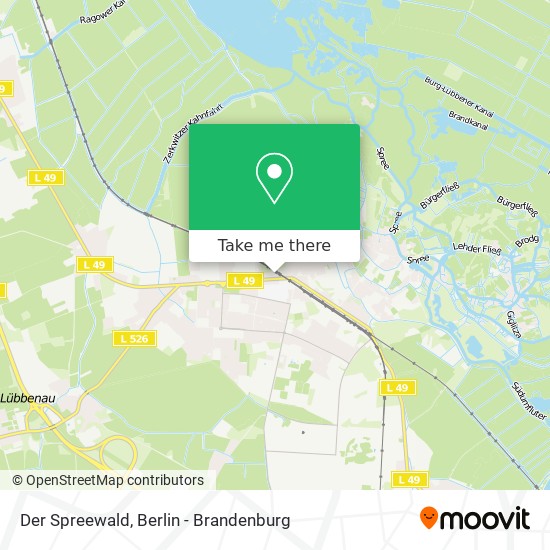 Der Spreewald map