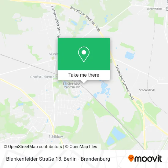 Карта Blankenfelder Straße 13