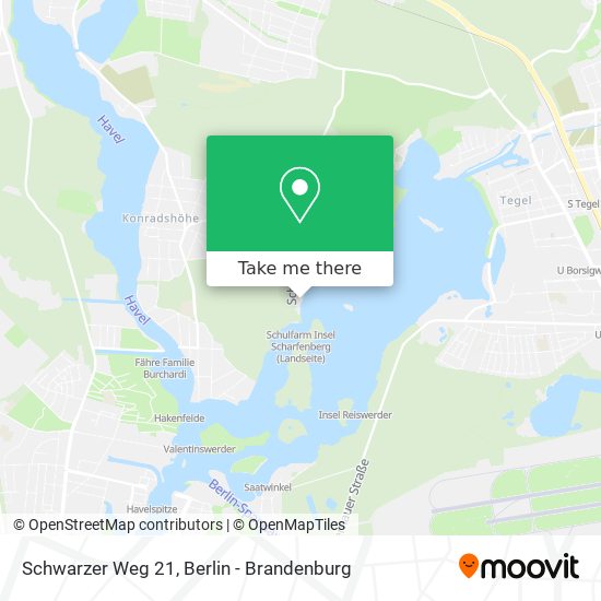 Schwarzer Weg 21 map