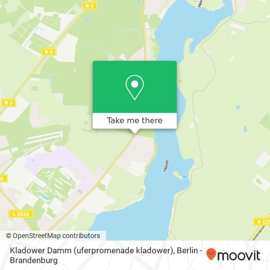 Kladower Damm (uferpromenade kladower), Gatow, 14089 Berlin map