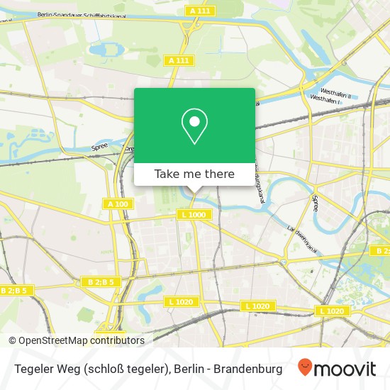 Tegeler Weg (schloß tegeler), Charlottenburg, 10589 Berlin map