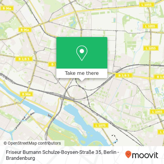 Карта Friseur Bumann Schulze-Boysen-Straße 35, Schulze-Boysen-Straße 35