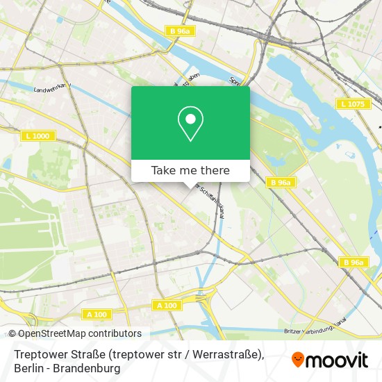 Treptower Straße (treptower str / Werrastraße) map