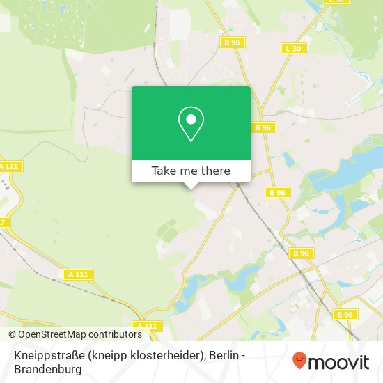 Kneippstraße (kneipp klosterheider), Hermsdorf, 13467 Berlin map