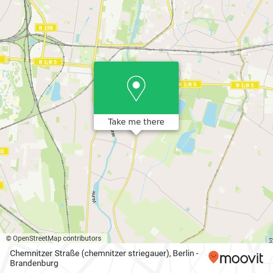 Chemnitzer Straße (chemnitzer striegauer), Kaulsdorf, 12621 Berlin map