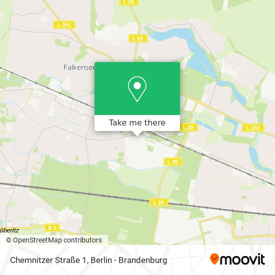 Карта Chemnitzer Straße 1