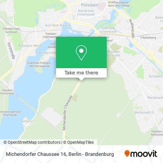 Michendorfer Chaussee 16 map