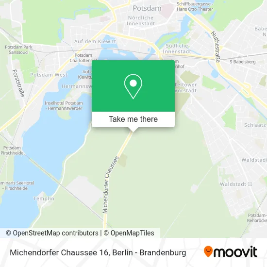 Michendorfer Chaussee 16 map