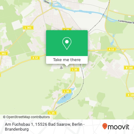Am Fuchsbau 1, 15526 Bad Saarow map