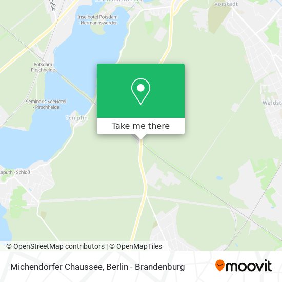 Michendorfer Chaussee map