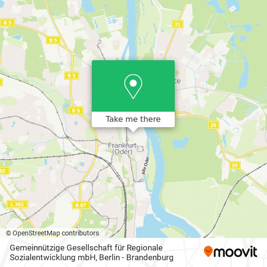 Gemeinnützige Gesellschaft für Regionale Sozialentwicklung mbH map