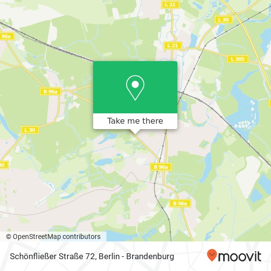 Schönfließer Straße 72, 16552 Mühlenbecker Land map