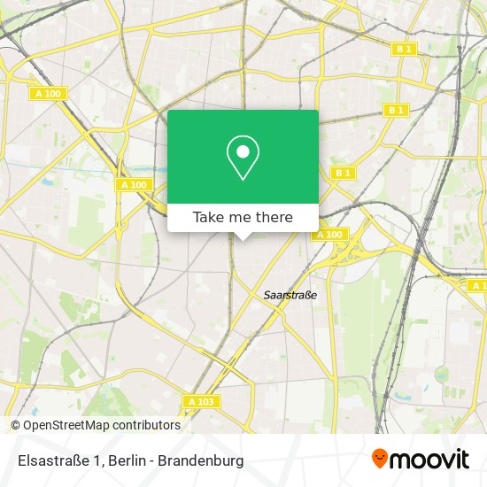 Elsastraße 1 map