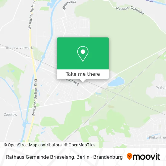 Rathaus Gemeinde Brieselang map