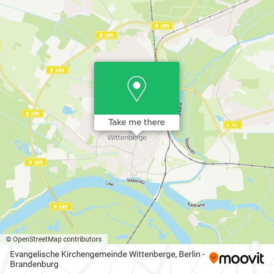 Карта Evangelische Kirchengemeinde Wittenberge