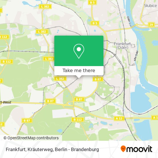 Frankfurt, Kräuterweg map