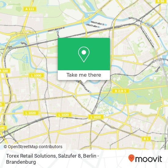 Torex Retail Solutions, Salzufer 8 map