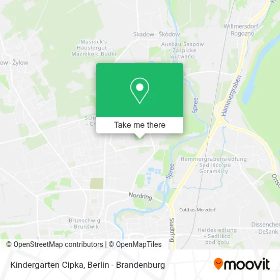 Kindergarten Cipka map