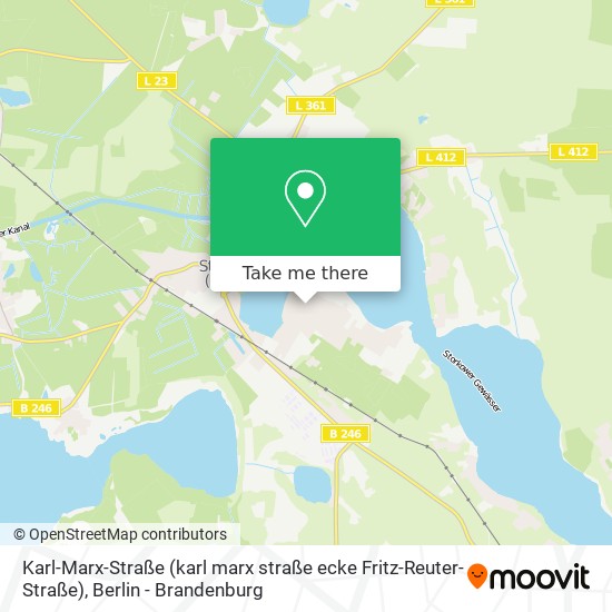 Karl-Marx-Straße (karl marx straße ecke Fritz-Reuter-Straße) map