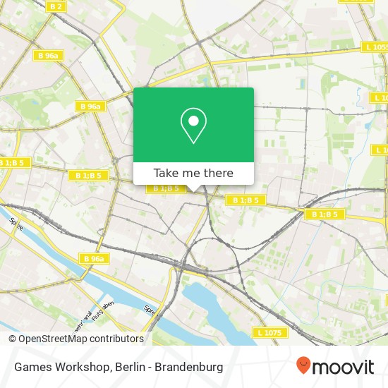 Games Workshop, Frankfurter Allee 96 map