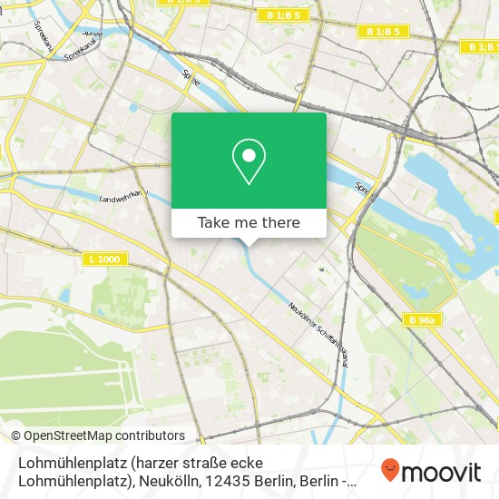 Lohmühlenplatz (harzer straße ecke Lohmühlenplatz), Neukölln, 12435 Berlin map