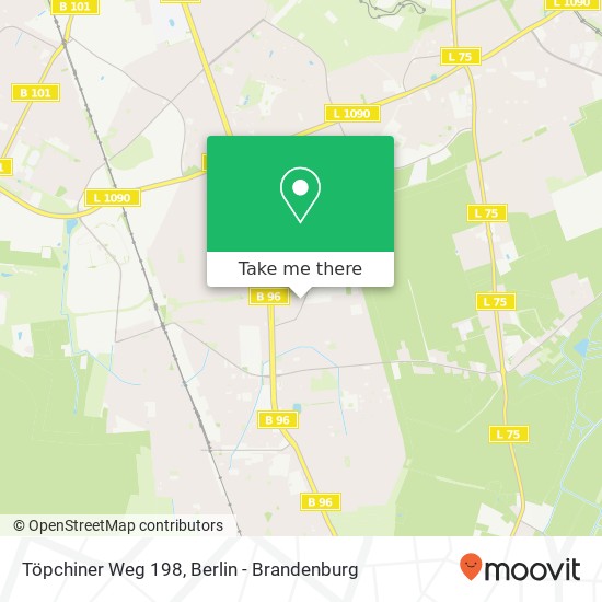 Töpchiner Weg 198 map