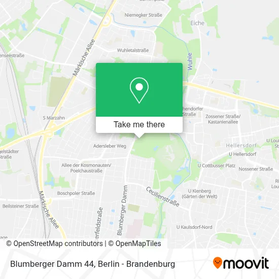 Blumberger Damm 44 map